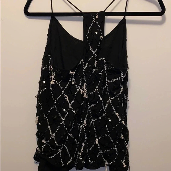 W118 Walter baker black sequin sheer cami - Picture 13 of 14